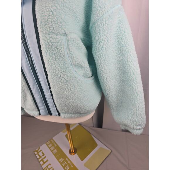DSG Cozy Fleece‎ Full Zip Girls Large Sherpa Shoreside Blue - Picture 4 of 16